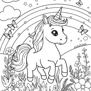Pictures Of Unicorn Coloring Page coloring page for kids