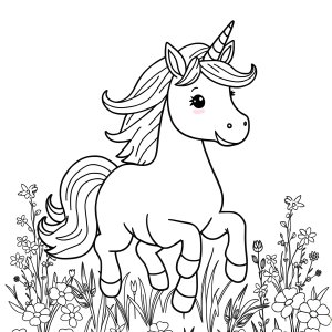 Unicorn Coloring Page Unicorni De Colorat coloring page for kids