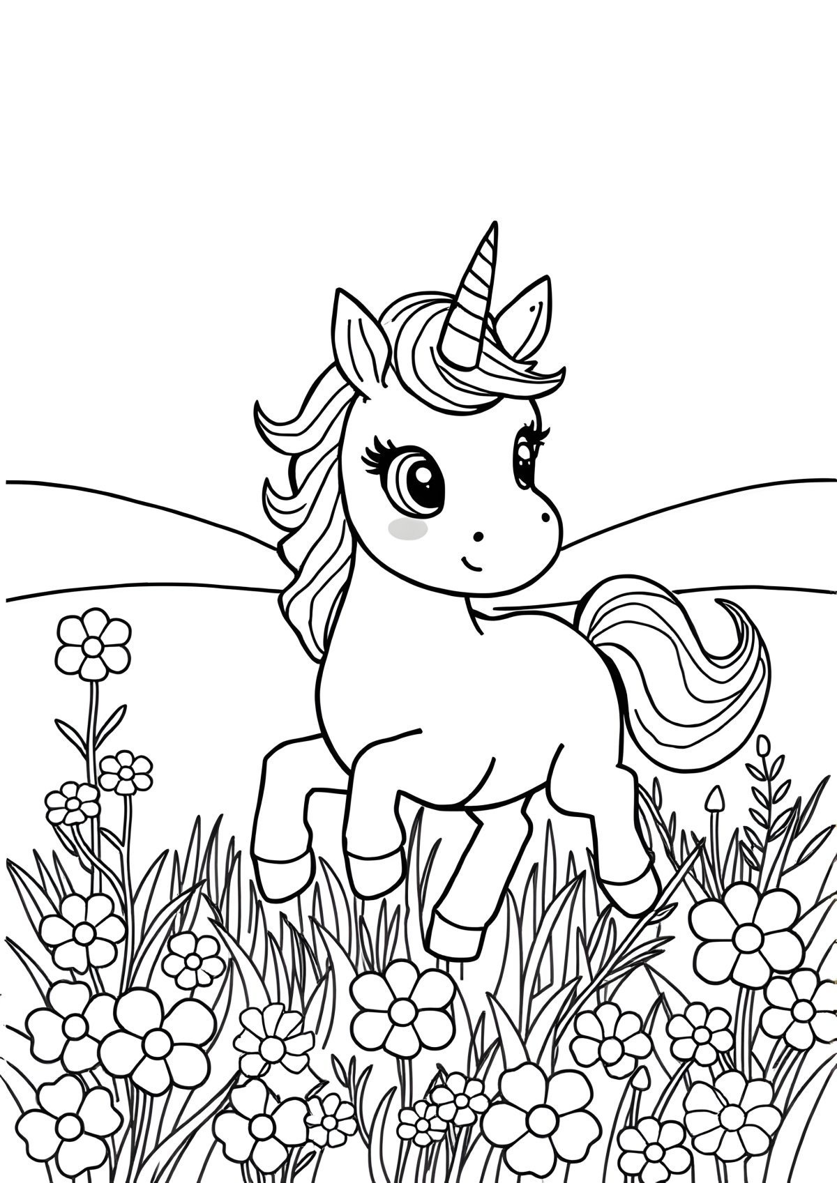 Academy Netflix Netflix Unicorn Academy Coloring Page coloring page for kids