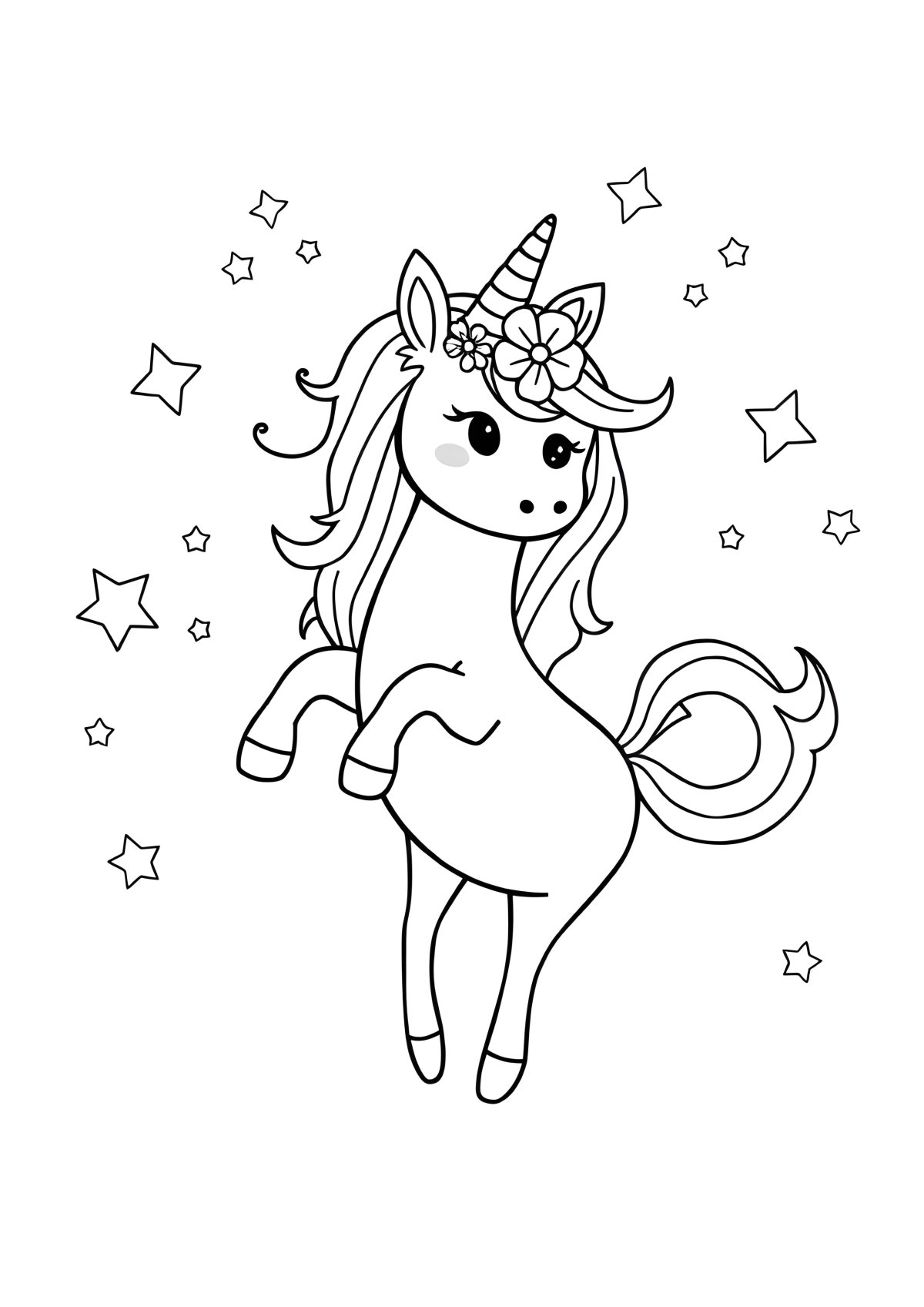 Unstable Unicorns Coloring Page coloring page for kids