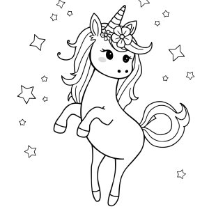 Unstable Unicorns Coloring Page coloring page for kids