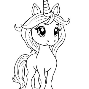 Unicorn Academy Coloring Page Rory coloring page for kids