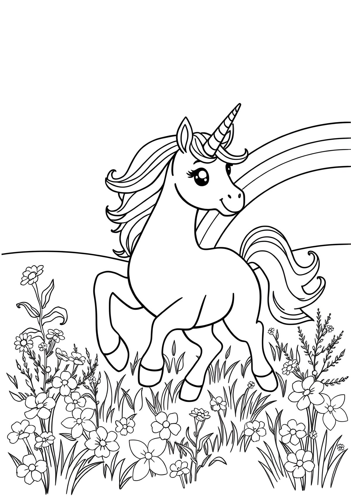 Coloring Page Unicorn Printable Images coloring page for kids