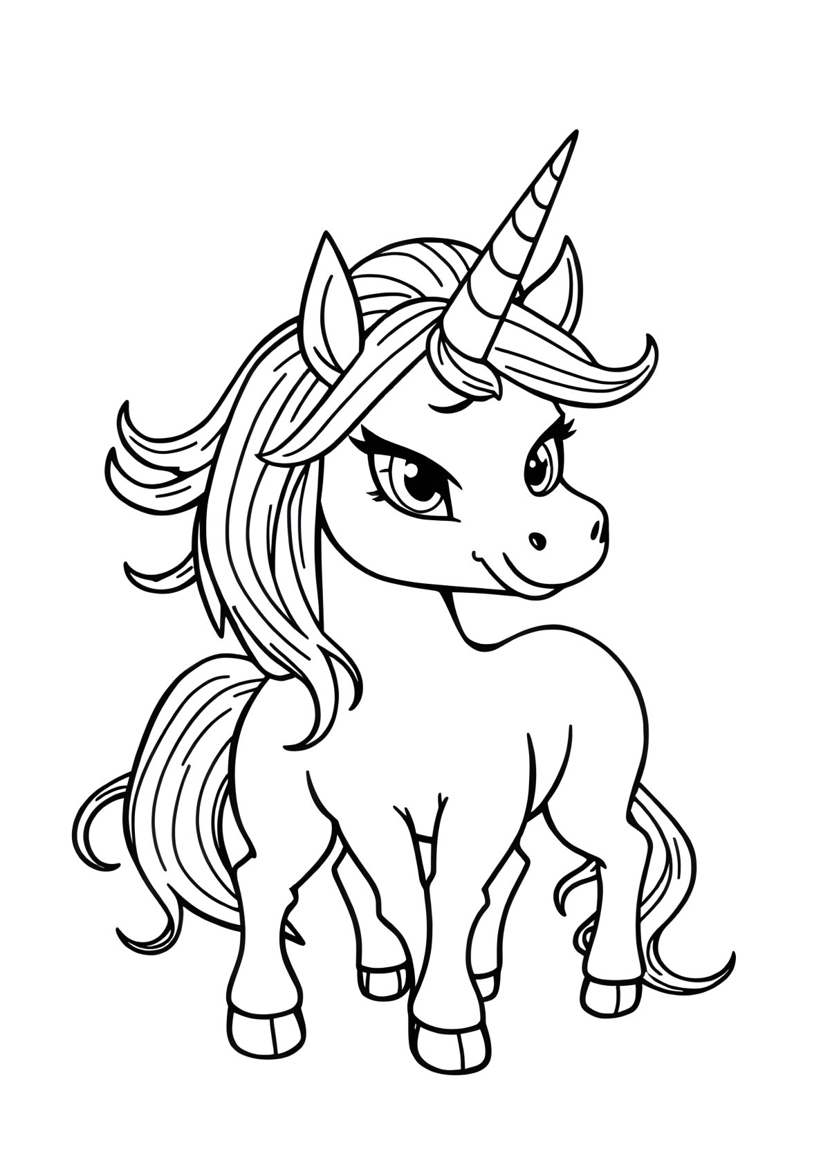 Adopt Me Coloring Page Evil Unicorn coloring page for kids