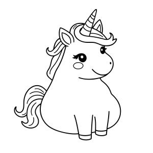 Rainbow Unicorn Poop Emoji Coloring Page coloring page for kids