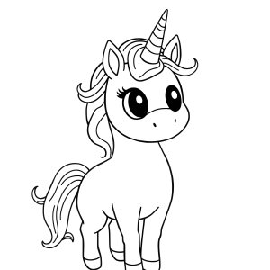 Among Us Game Coloring Page Unicorn coloring page for kids
