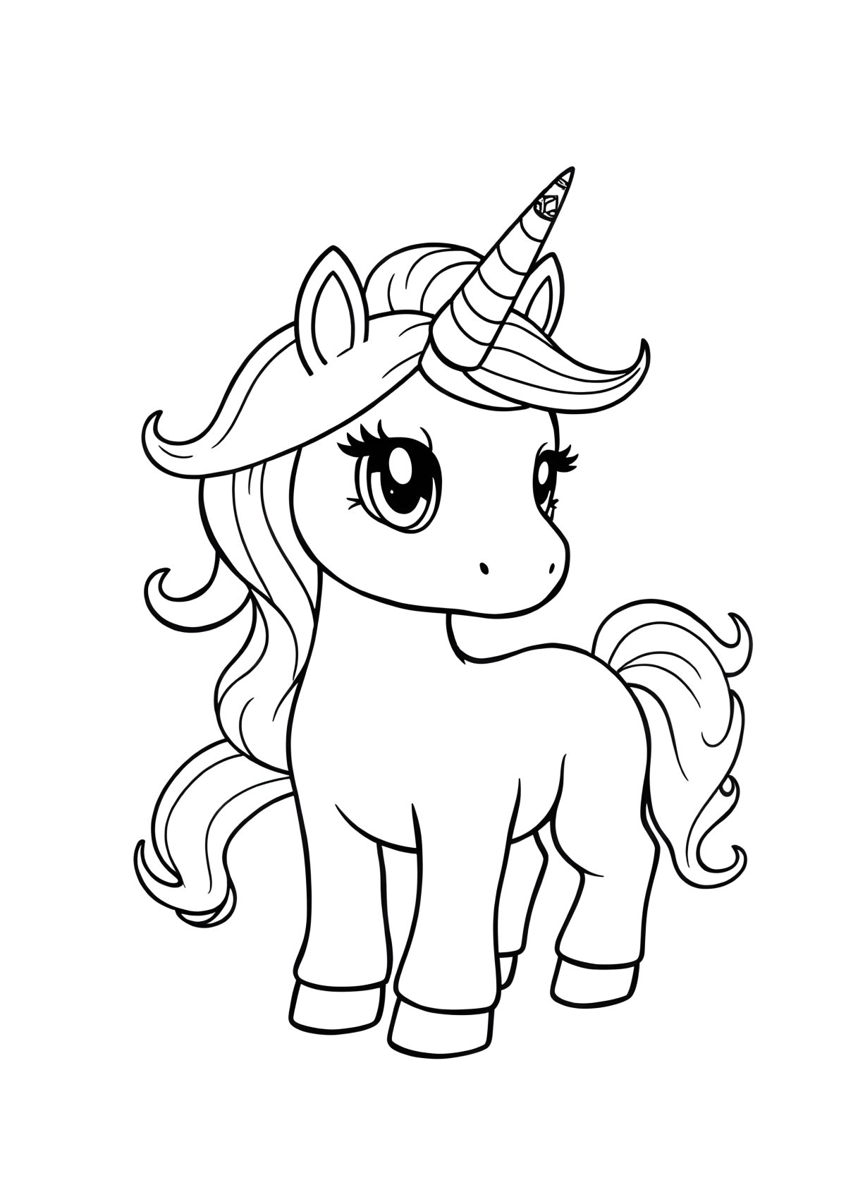 Unicorn Roblox Adopt Me Pets Coloring Page coloring page for kids