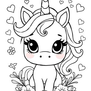 Bebek Unicorn Coloring Page Lol Omg Boyama coloring page for kids
