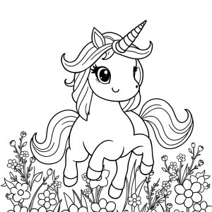 Coloring Sheet Printable Free Unicorn Coloring Page For Kids coloring page for kids