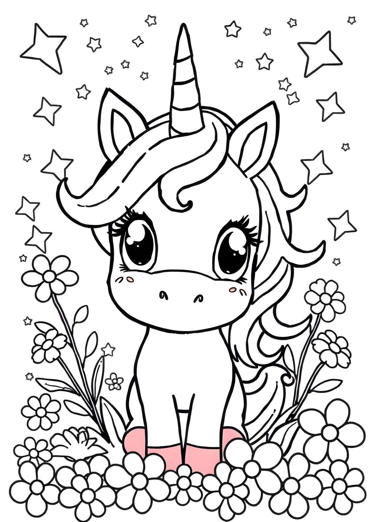 Charlie The Unicorn Coloring Page coloring page for kids