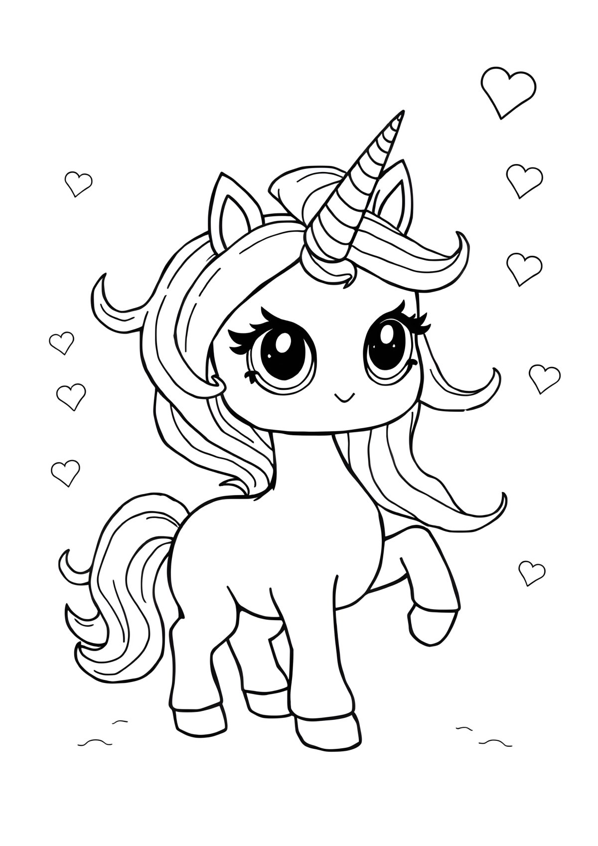 Lol Surprise Coloring Page Unicorn coloring page for kids