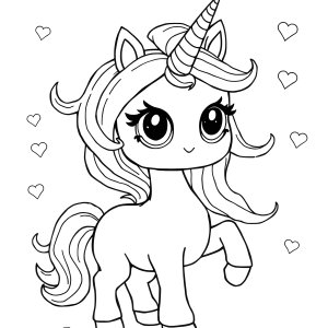 Lol Surprise Coloring Page Unicorn coloring page for kids
