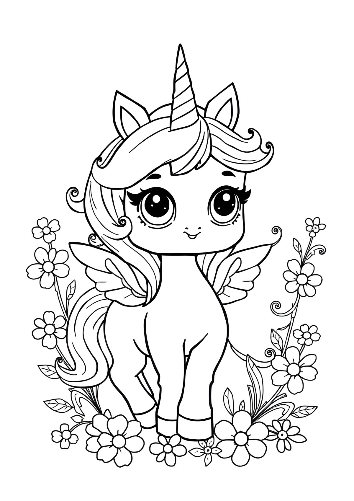 Lol Surprise Doll Coloring Page Unicorn coloring page for kids
