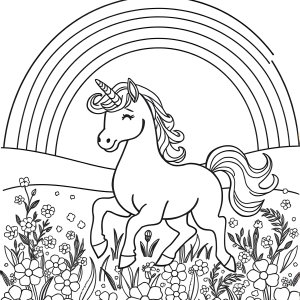 Unicorn Coloring Page You Can Print coloring page for kids