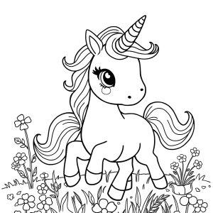 Momjunction Coloring Page Unicorn coloring page for kids