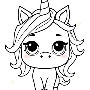 Lol Unicorn Colouring Page coloring page for kids